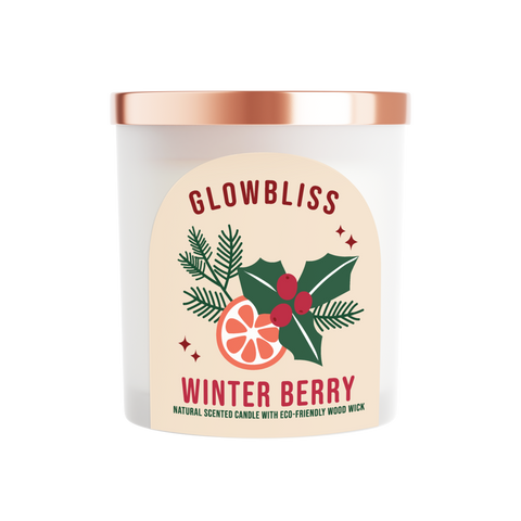 winter christmas candle