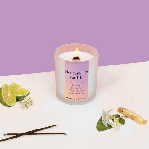 indulge in the sweet and intoxicating aroma of honeysuckle vanilla.