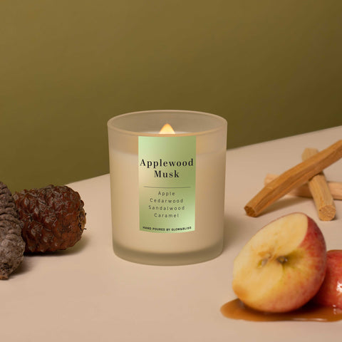 delight in the warm and earthy notes of applewood musk