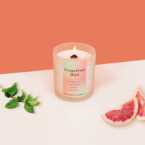 invigorate your senses with the refreshing burst of grapefruit and mint