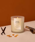 indulge in the comforting and warm embrace of smoky vanilla. 