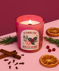 winter christmas candle