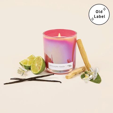 Honeysuckle Lemon Aromatherapy candle