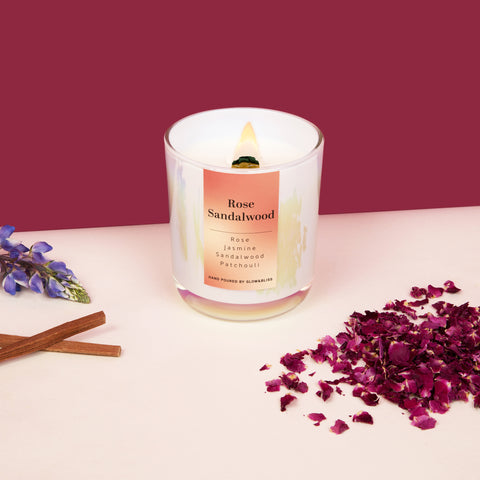 Rose Sandalwood - 12oz Candle